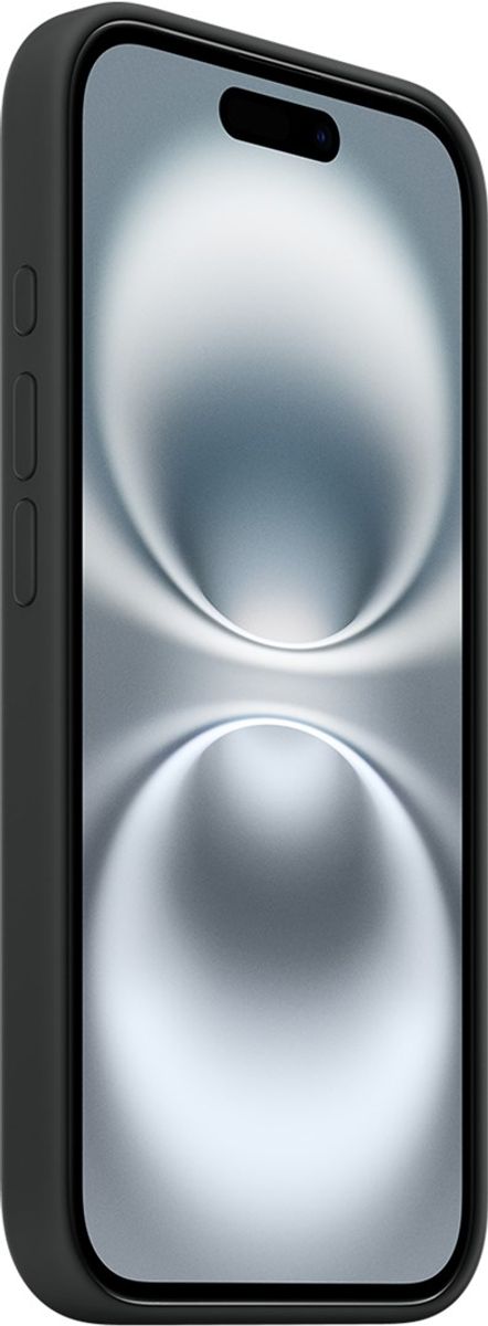 iPhone 16 Apple silikondeksel med MagSafe (svart)
