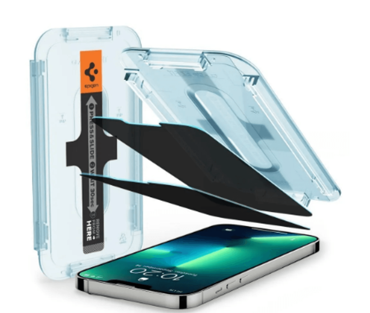 iPhone 14 Pro (6.1) skjerm beskytter (privat) Diamond Quality